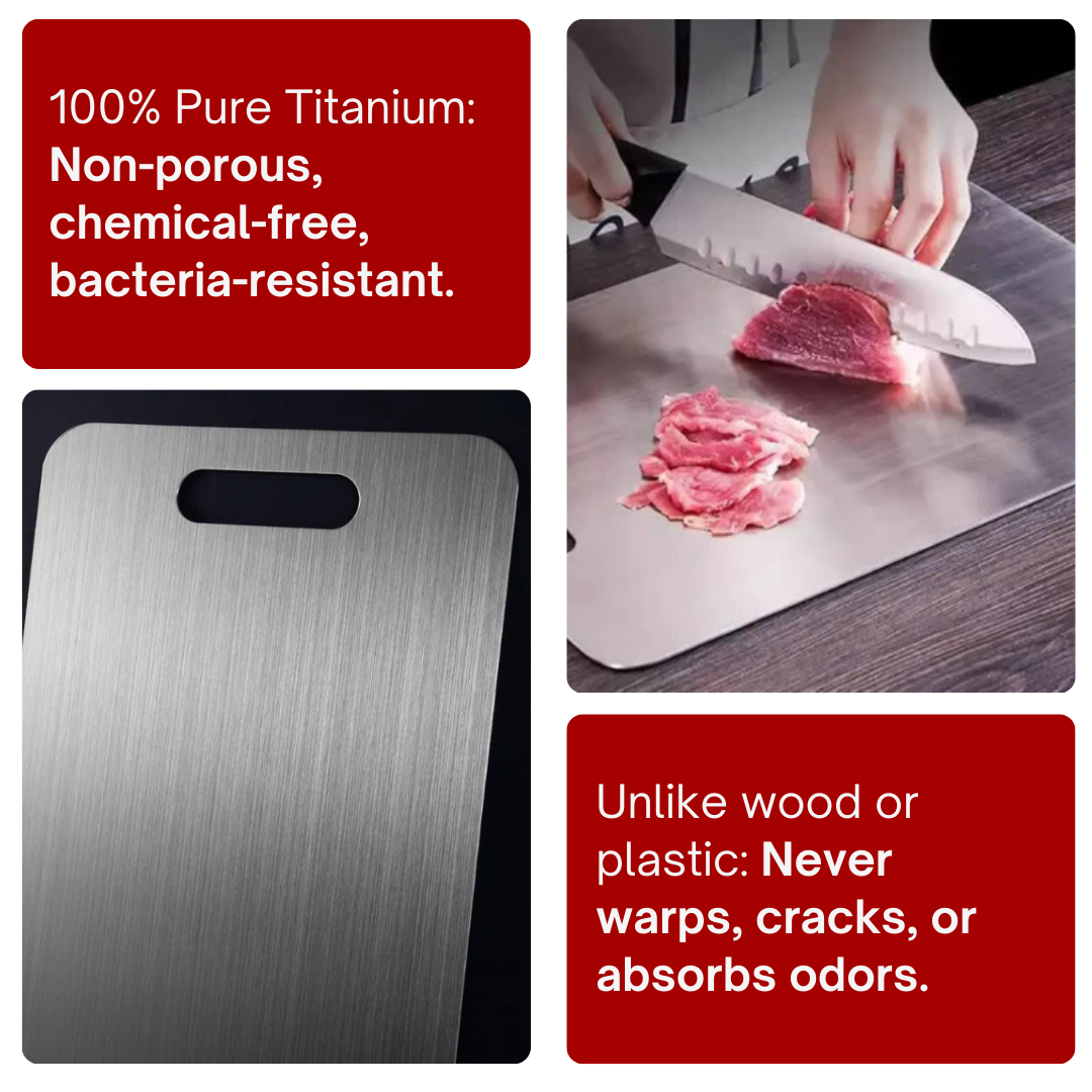 Kyros Pure Titanium Cutting Board